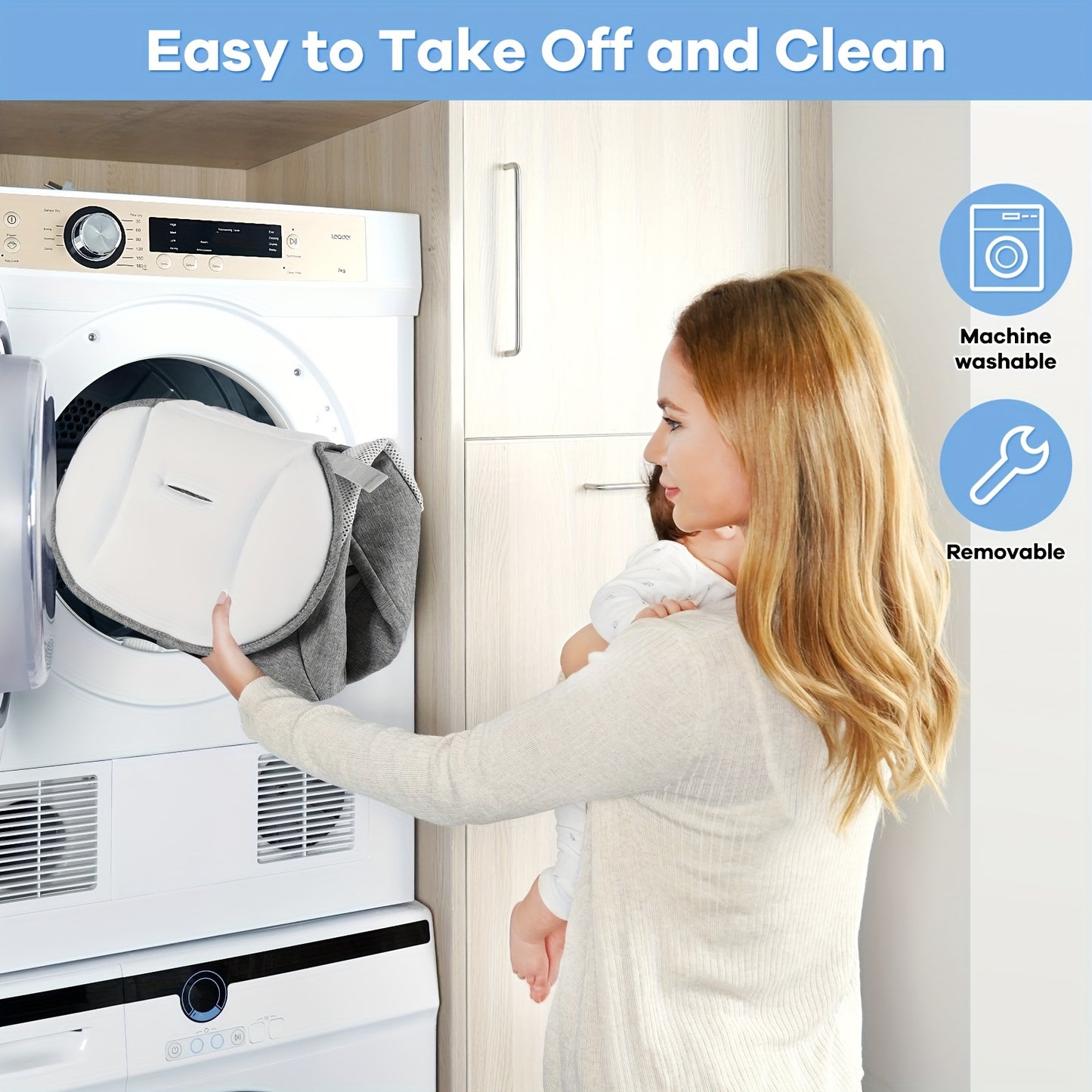 Baby Swing with 5 Speed Settings & 10 Lullabies - Portable Infant Swing with 15-Point Safety Belt, Lightweight Foldable Design, Indoor/Outdoor Use, Easy Assembly, Gray & Bright Pink Options for 0-9 Months, Baby Swing Portable