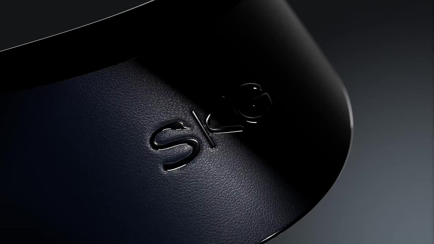 SKG Portable Neck Massager with Heat, Cordless Deep Tissue Vibration Device, 9D Electric Shiatsu Neck Massager, Ideal Gifts for Men And Women for Birthdays, Suitable for Home, Office, And Car Use.