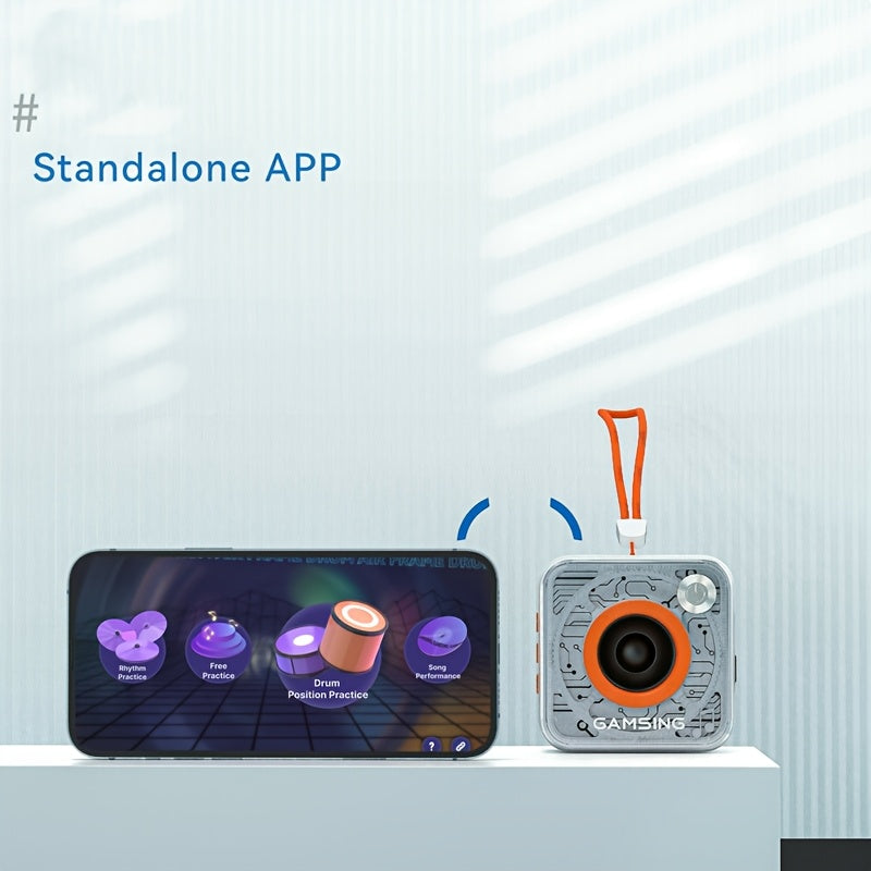 Electric Virtual Air Drum Set With Drumsticks, Pedals, Support With Speaker, Headphone And Earphones - Ideal For Drummers Beginners Practitioners, Musical Instruments Gifts, Xmas Birthday Gift For Adults, Student