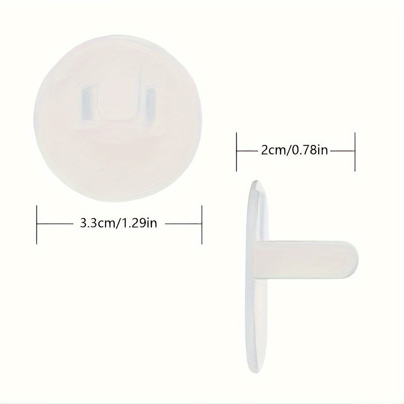 16/32pcs US Standard Outlet Plug Covers, Clear Electrical Protector Safety Caps, Safety Electric Plug Protectors