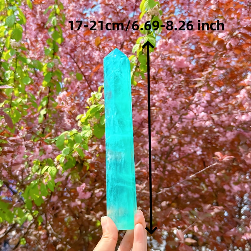 1pc (500-600g)Natural Lake Blue Fluorite tower, Quartz Crystal tower, Crystal Gifts, Home Decoration, Crystal Tower, Reiki Heal, Crystals