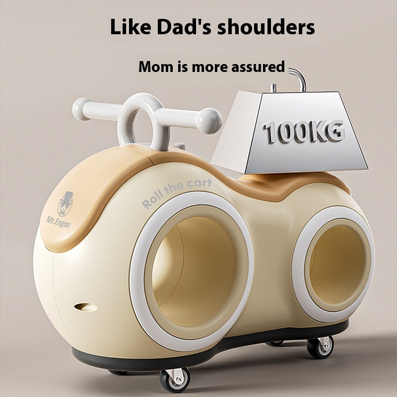 Baby Toys For Kids Girls - Kids Baby Walker & Toddler Balance Bike, 220lb Anti-Tip 4 Wheelswith Music Lights, 12-24 Month Toddler Toy For Babies, Indoor Outdoor Parent-child Ride On, Ideal First Birthday Gifts For Baby Thanks