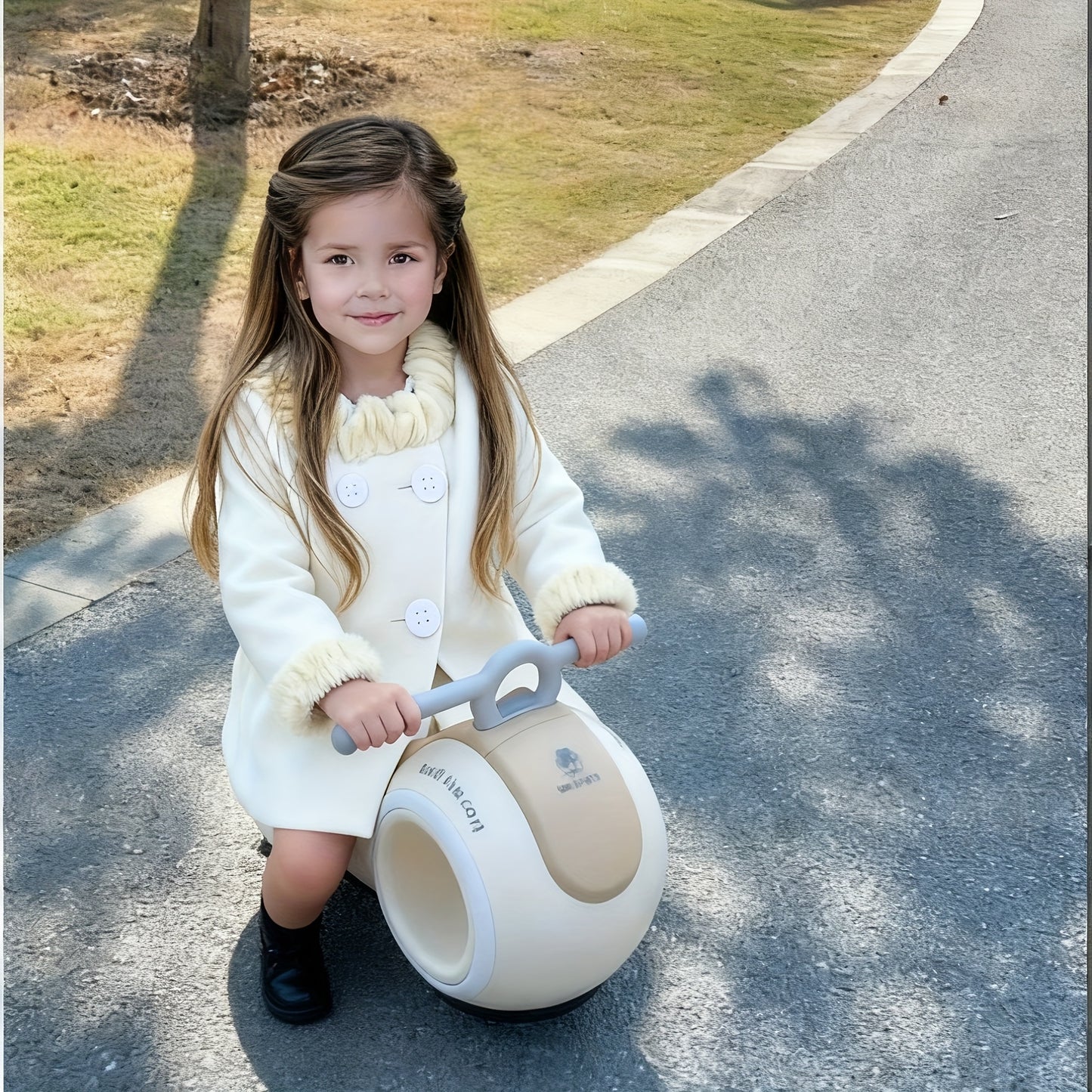 Baby Toys For Kids Girls - Kids Baby Walker & Toddler Balance Bike, 220lb Anti-Tip 4 Wheelswith Music Lights, 12-24 Month Toddler Toy For Babies, Indoor Outdoor Parent-child Ride On, Ideal First Birthday Gifts For Baby Thanks