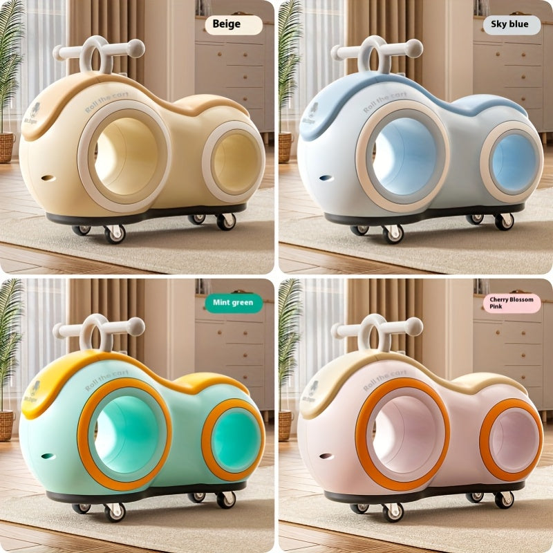 Baby Toys For Kids Girls - Kids Baby Walker & Toddler Balance Bike, 220lb Anti-Tip 4 Wheelswith Music Lights, 12-24 Month Toddler Toy For Babies, Indoor Outdoor Parent-child Ride On, Ideal First Birthday Gifts For Baby Thanks