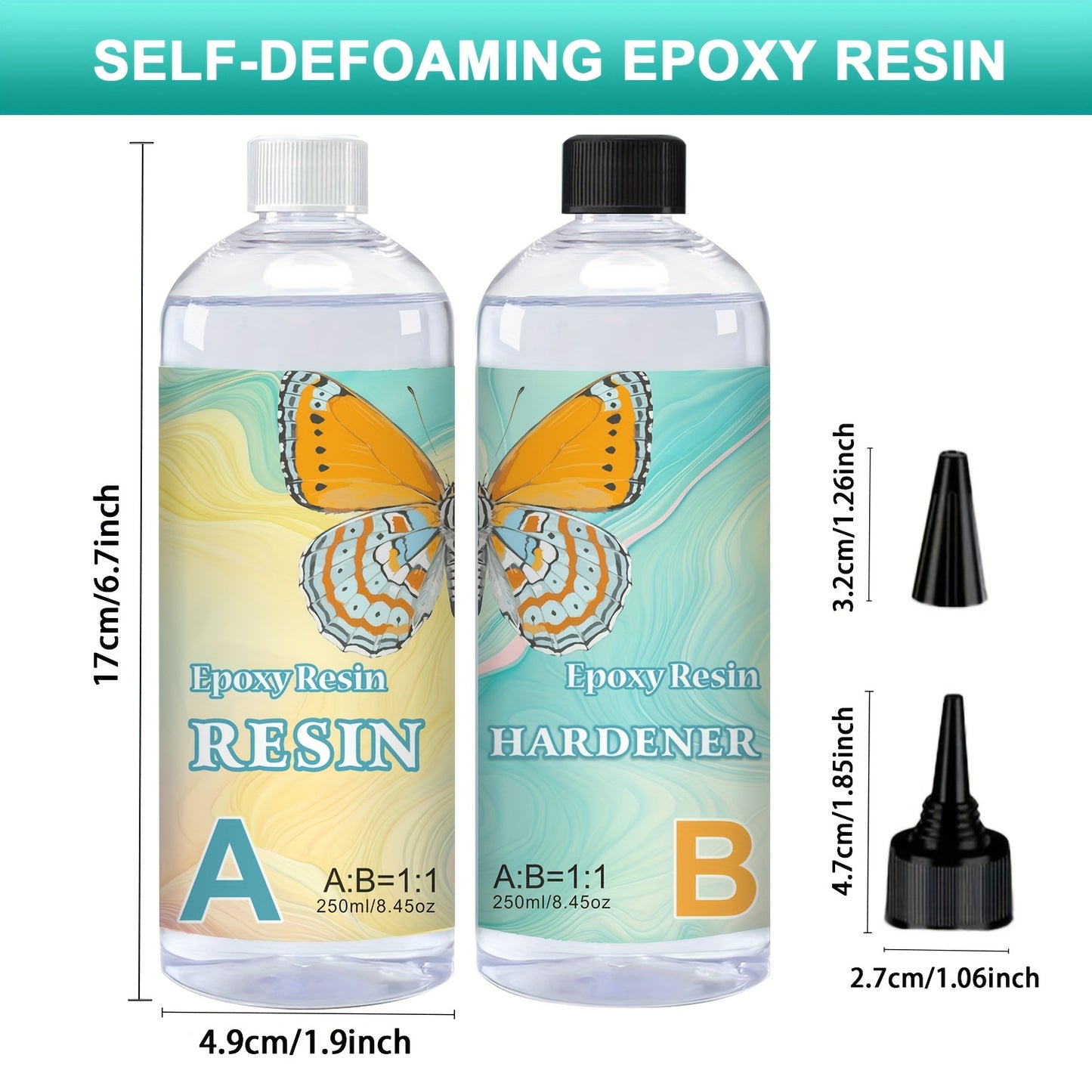 Beginner's Handmade AB Transparent Epoxy Resin Kit for Casting and Coating, Suitable for Desktops, Art Castings, Jewelry Projects, DIY Cup Crafts, Molds, and Artwork, Easy to Mix with a 1:1 Ratio