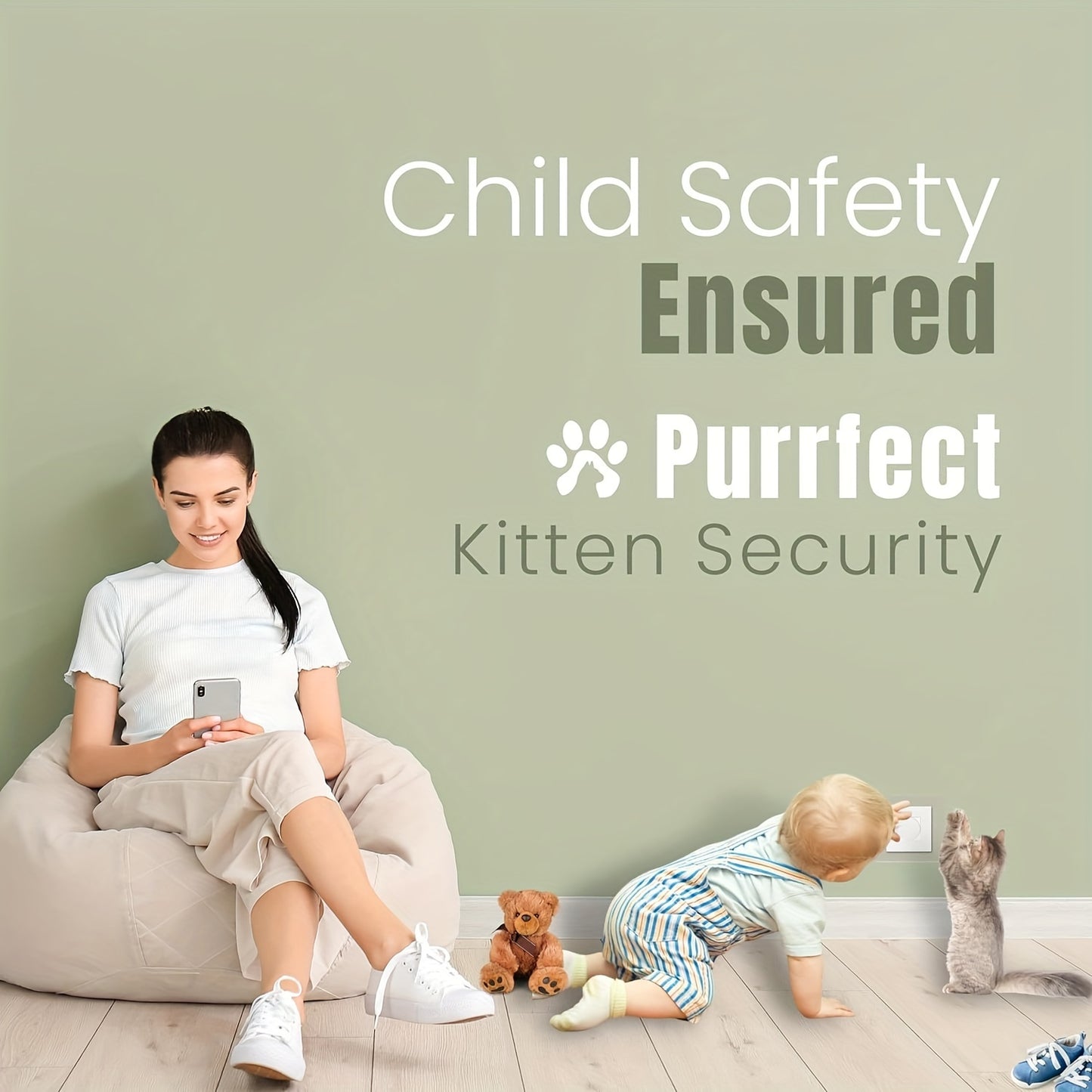 16/32pcs US Standard Outlet Plug Covers, Clear Electrical Protector Safety Caps, Safety Electric Plug Protectors