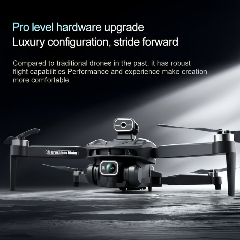 [8K V168 Pro Max Drone] 8K HD V168 Pro Max Drone with 4.5" Screen, GPS, 360° Rolling, Dual Cameras, Foldable Design, 2 Batteries | Brushless Motor, Gesture Control, Remote Control Toy, 1500m Range & 200m Altitude, Modern Dro