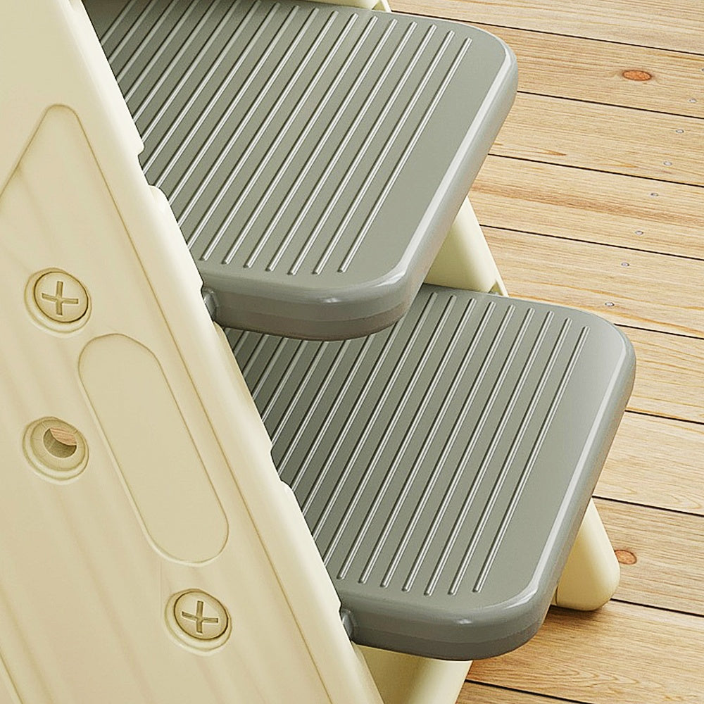 White + Charcoal Gray 16, 54x25, 20x31, 50 Inch Multifunctional Growth Chair HDPE Material Three-in-One Design Adjustable Height Five-Point Safety Belt Kitchen Dining Baby Feeding Learning