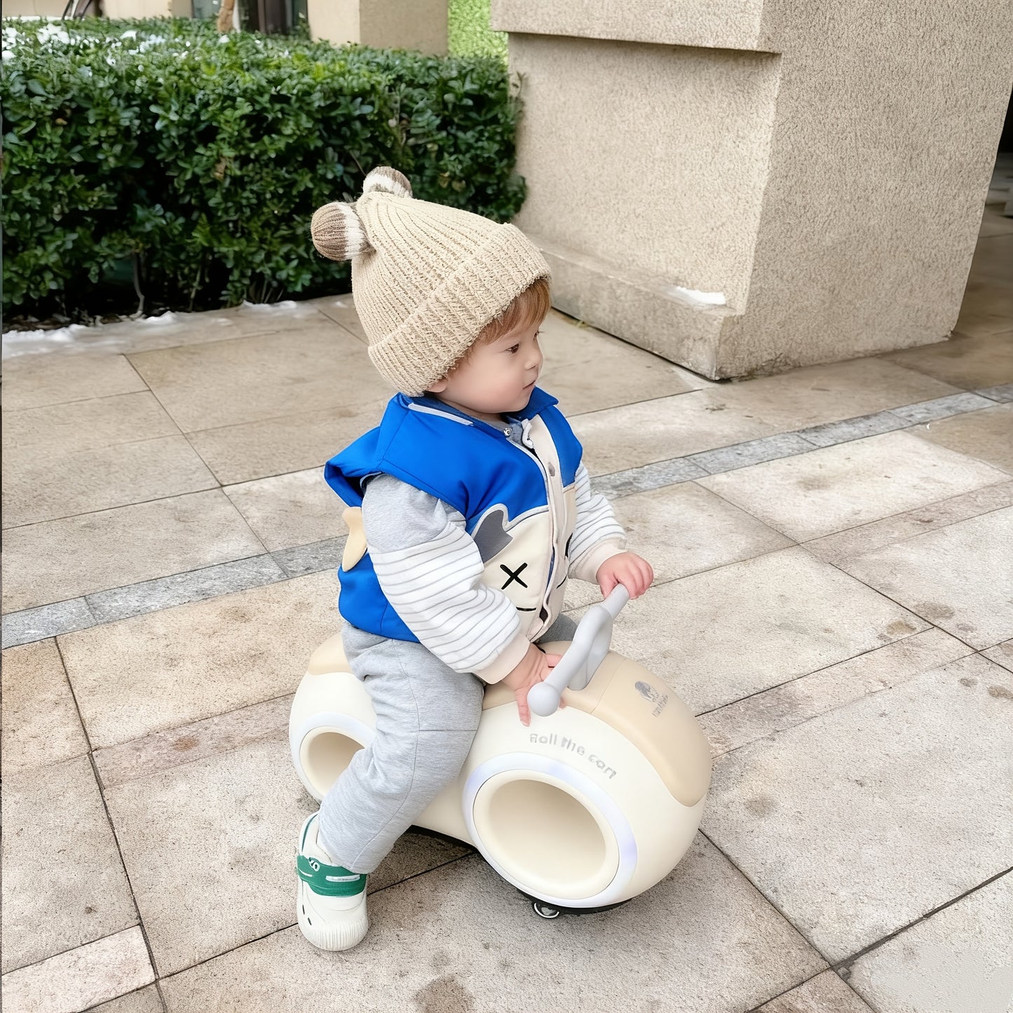 Baby Toys For Kids Girls - Kids Baby Walker & Toddler Balance Bike, 220lb Anti-Tip 4 Wheelswith Music Lights, 12-24 Month Toddler Toy For Babies, Indoor Outdoor Parent-child Ride On, Ideal First Birthday Gifts For Baby Thanks