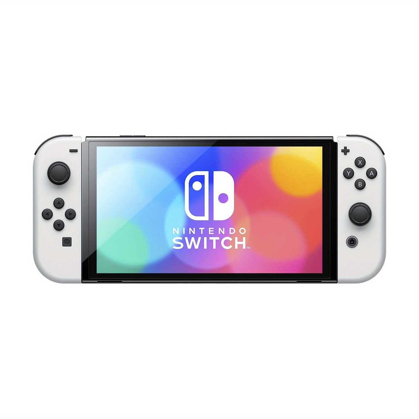 Nintendo Switch - OLED Model with White and Black Joy-Con - HK Version (HK Charger with HK to US Plug Adapter)