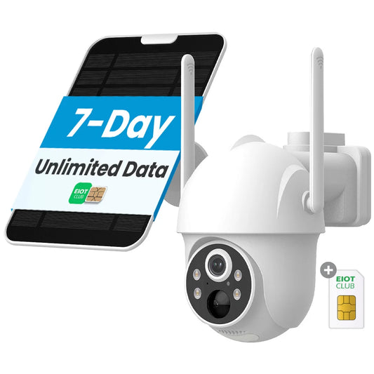 4G Solar Camera Wireless Outdoor Security Camera PIR Human Detection Night Vision IP66 Waterproof Two-Way Talk IP Camera