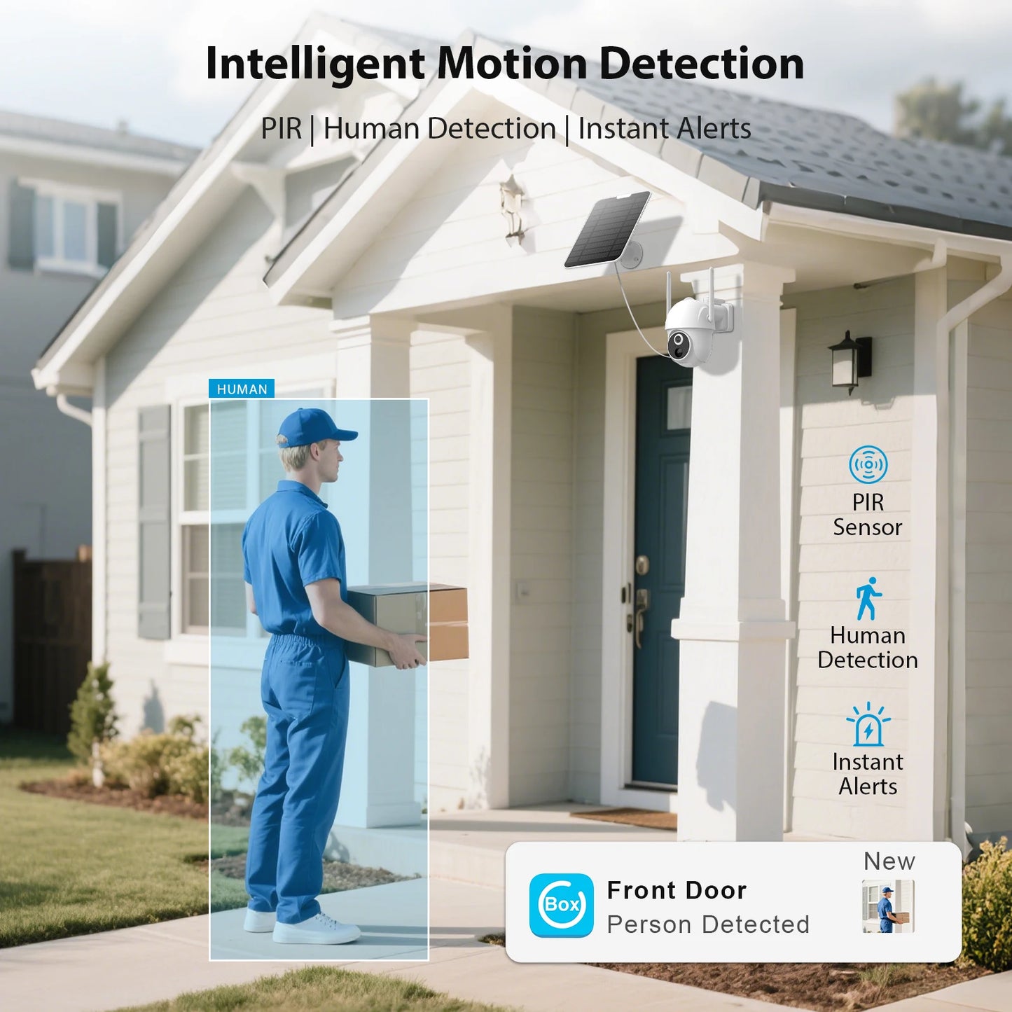 4G Solar Camera Wireless Outdoor Security Camera PIR Human Detection Night Vision IP66 Waterproof Two-Way Talk IP Camera