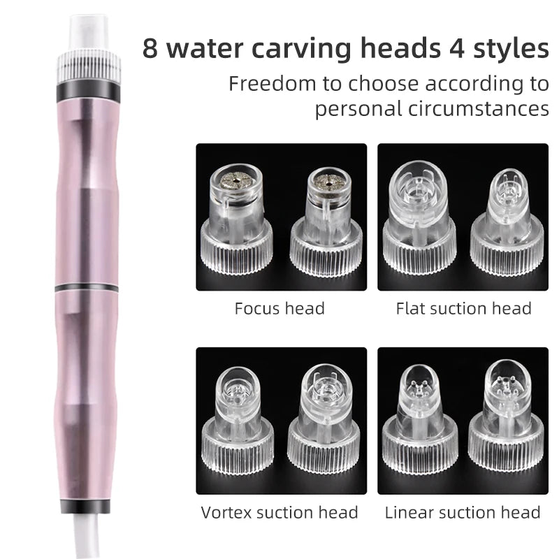 Beauty Small Bubble Blackhead Suction Instrument Hydrogen Water Oxygen Spray Vacuum Injection Clean Hydra Dermabrasion Device