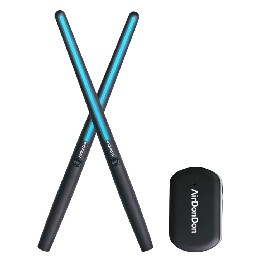 Portable Air Drum Set Virtual Drum Sticks Bluetooth-Compatible Electronic Drum Set Realistic Effect for Beginners Professionals