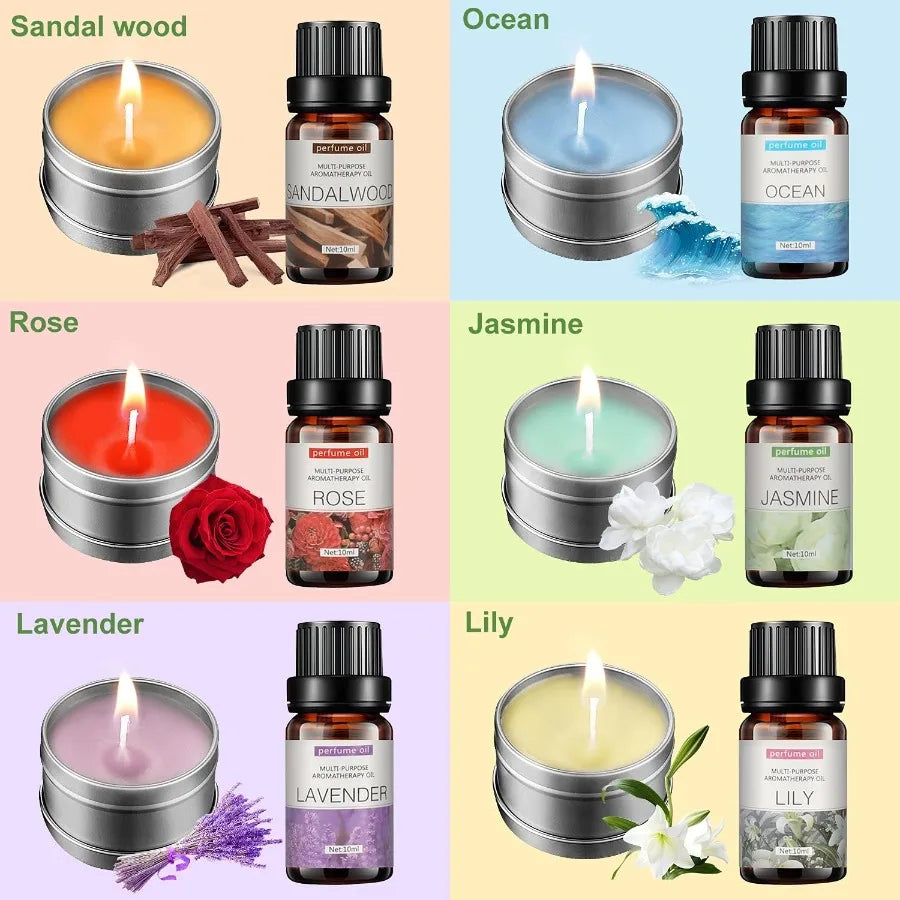 Complete Candle Making KitCandle Making Supplies DIY Arts and Crafts Kits for Adults Beginners Including Wax Wicks 6 Kinds of S