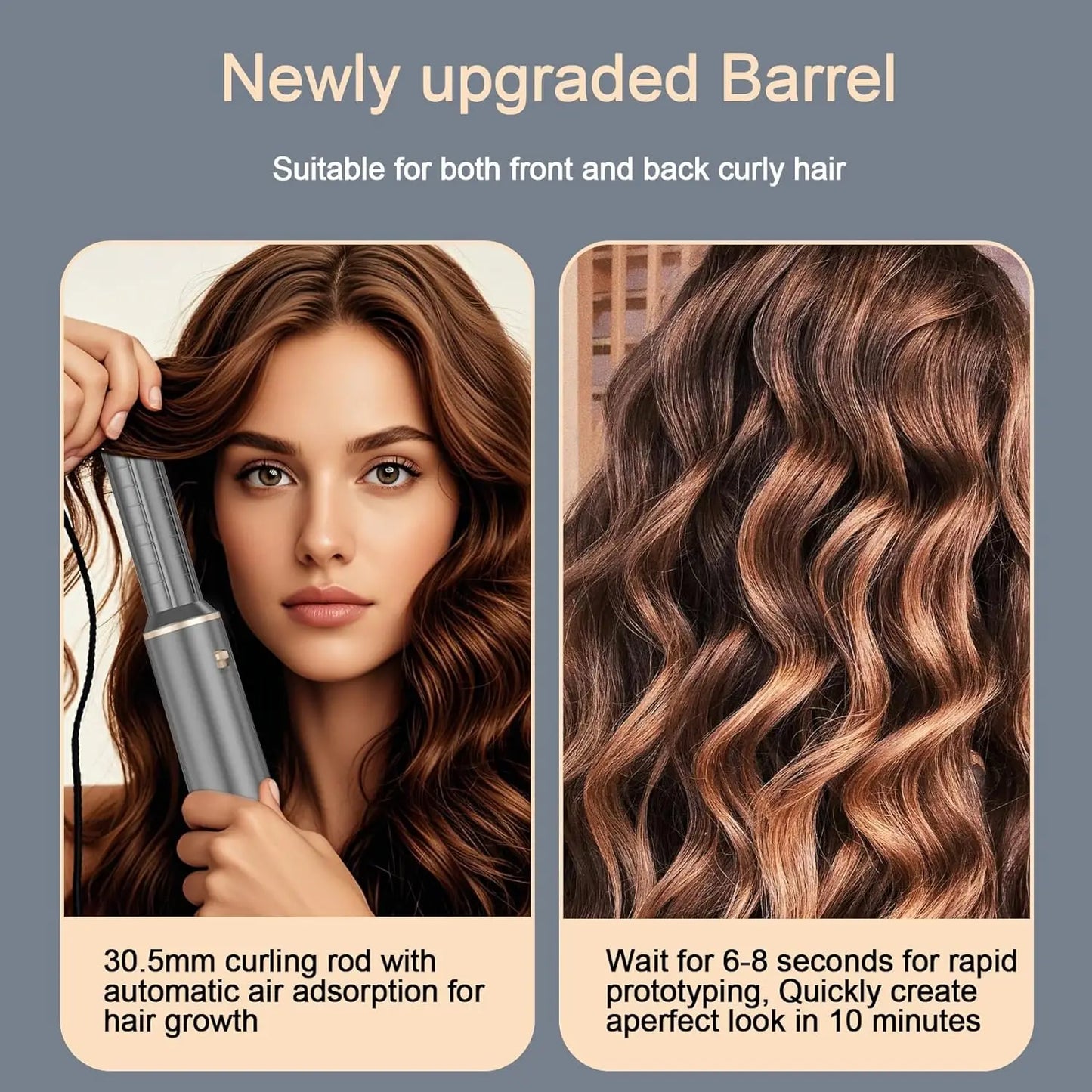 5 in 1 Handle Foldable Hair Dryer Portable Multifunctional Home Hair Dryer Styling Air Culer Wand Hair Straightener Brush Blow