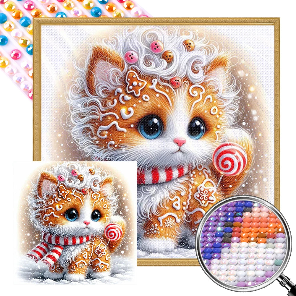 5D DIY Full Round Drill Partial AB Diamond Painting Animal Kit Art Decor Craft Children Gifts New Year Gifts Adult Gifts