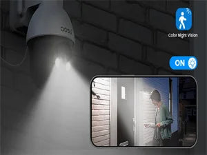 AOSU 3MP PTZ 4/8/12pcs Solar Camera 5000mAh Battery Wireless 2.4Ghz WIFI Camera PIR AI Detection 2-Way Audio Outdoor CCTV Camera