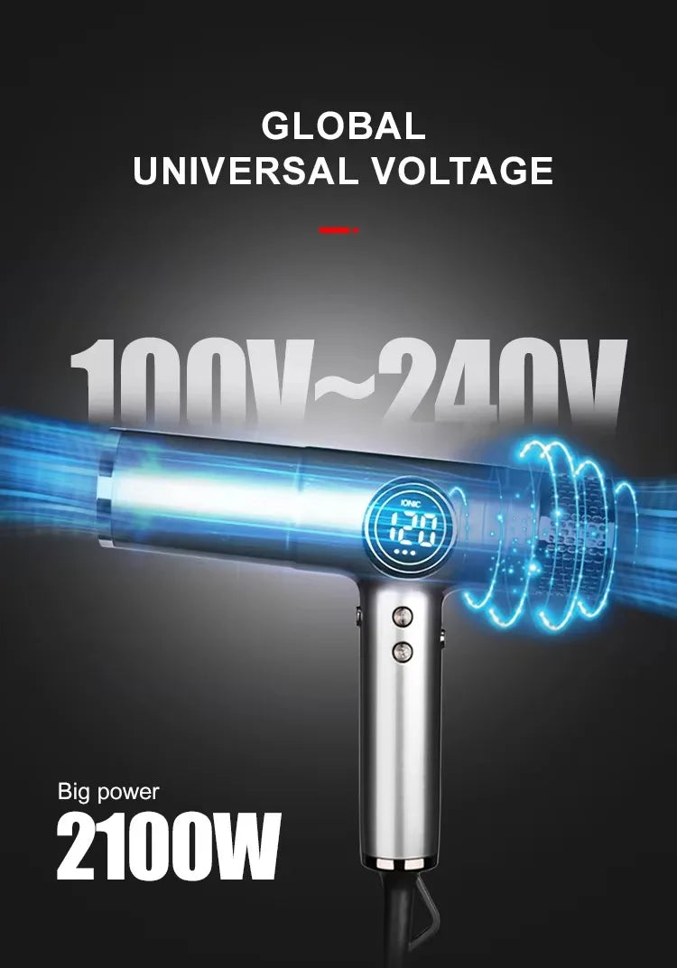 WMARK Hair Dryer Professional Blow Drier Negative Ion Air Blower Barber BLDC Motor Hair Dryer Machine Home Appliance NG-9117