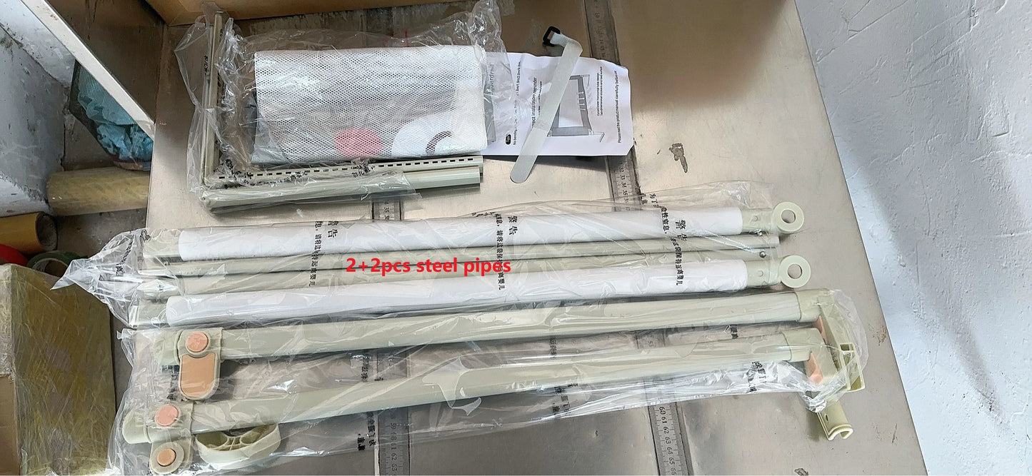 IMBABY Bed Guardrail Portable Baby Safety Bed Barrier Liftable Baby Activity Fence Cartoon Crib Bumpers Easy to Install Bed Rail