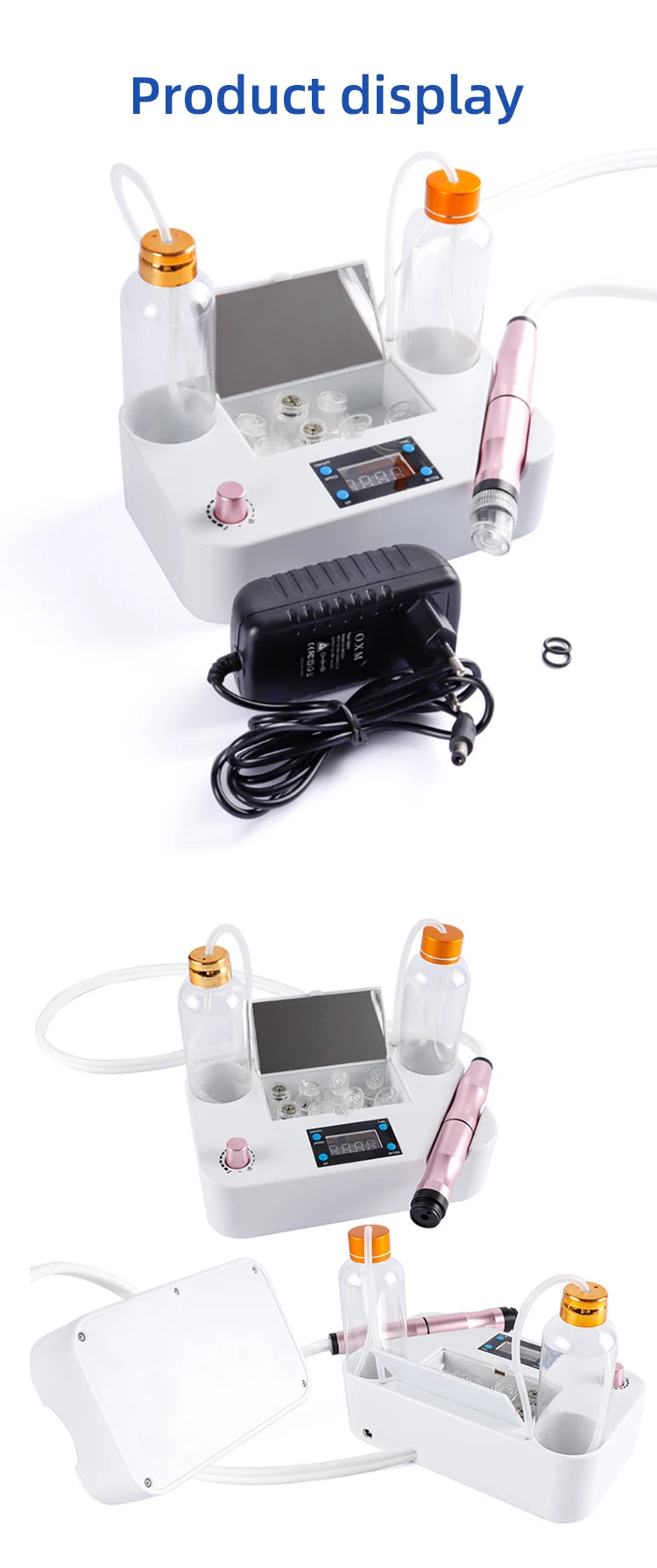 Beauty Small Bubble Blackhead Suction Instrument Hydrogen Water Oxygen Spray Vacuum Injection Clean Hydra Dermabrasion Device