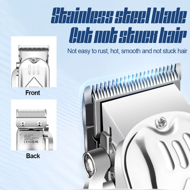 NEW Resuxi 973 3 in 1 Professional Electric Hair Clipper Shaver Set Hair Trimmer Men's Electric Shaver Hair Cutting Machine