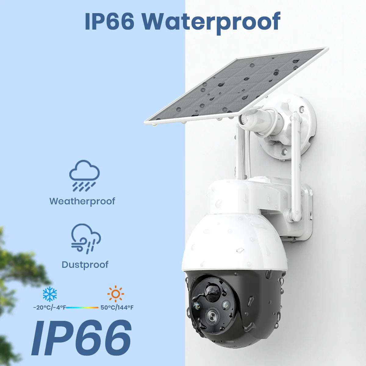 AOSU 3MP PTZ 4/8/12pcs Solar Camera 5000mAh Battery Wireless 2.4Ghz WIFI Camera PIR AI Detection 2-Way Audio Outdoor CCTV Camera