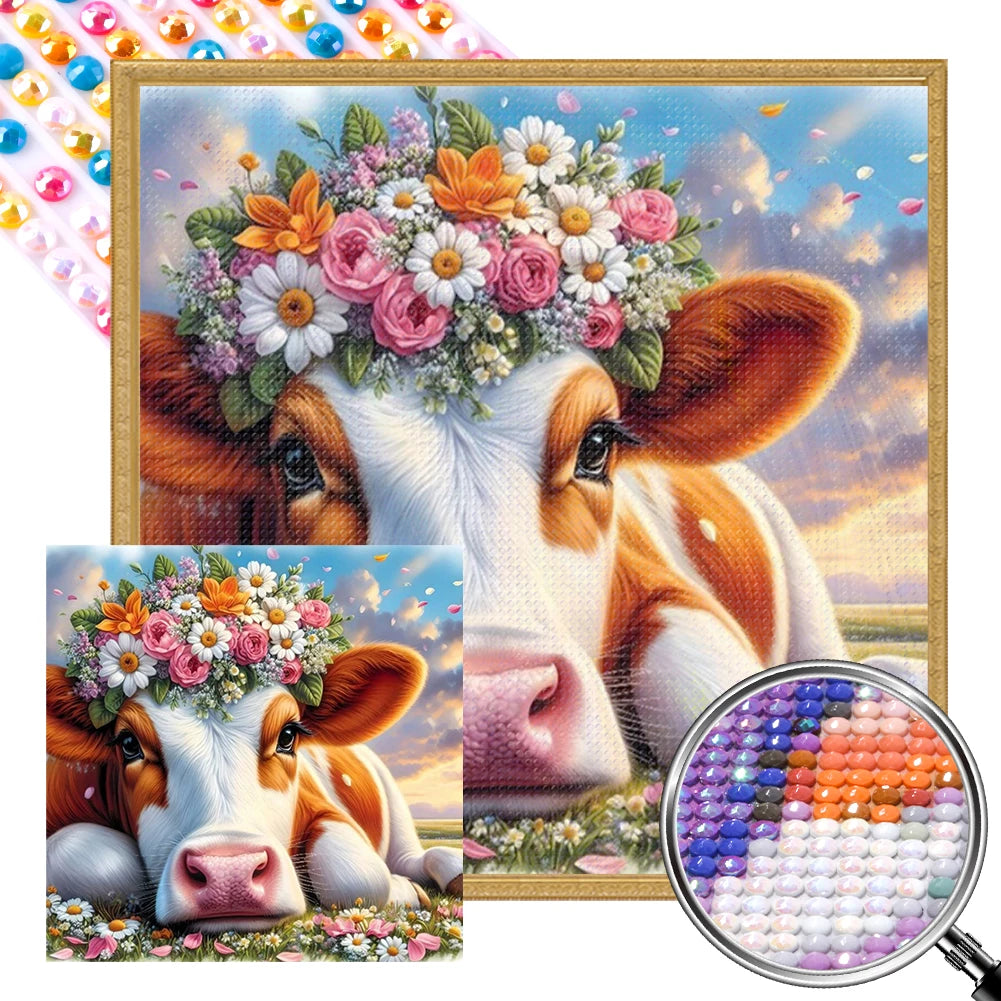 5D DIY Full Round Drill Partial AB Diamond Painting Animal Kit Art Decor Craft Children Gifts New Year Gifts Adult Gifts
