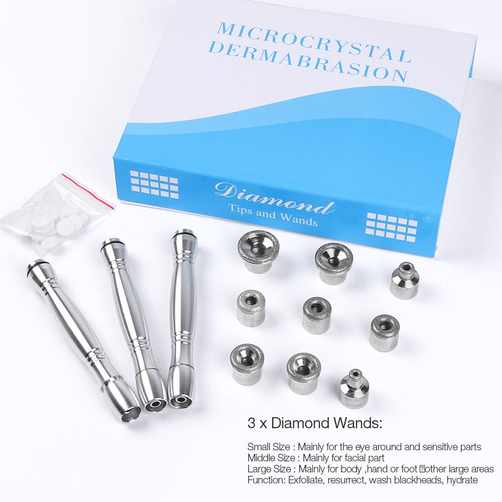 Professional Diamond Microdermabrasion Machine Water Spray Exfoliation Face Peeling Beauty Machine Pore Deep Cleaning Skin Care