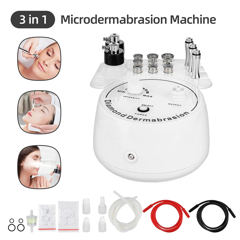 Professional Diamond Microdermabrasion Machine Water Spray Exfoliation Face Peeling Beauty Machine Pore Deep Cleaning Skin Care