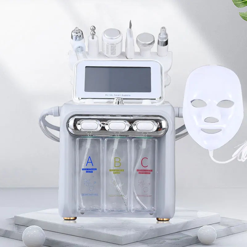7 in 1 H2O2 Beauty Skin Cleansing Hydrofacial Machine Facial Machine Water Aqua Peeling for Home Use