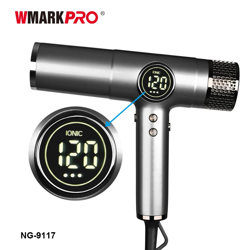 WMARK Hair Dryer Professional Blow Drier Negative Ion Air Blower Barber BLDC Motor Hair Dryer Machine Home Appliance NG-9117