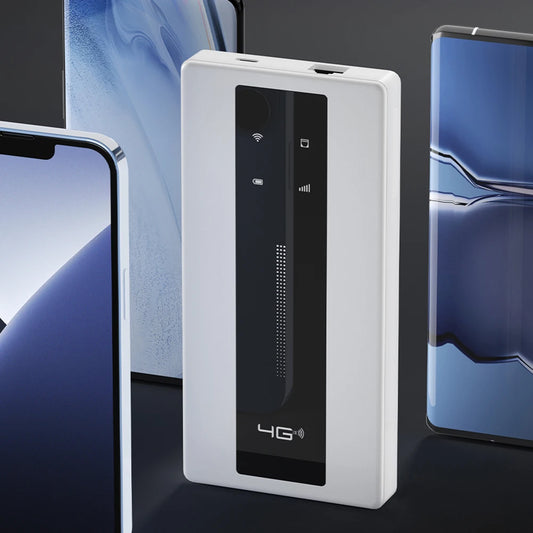 4G LTE Mobile Router 10000mAh Wireless Network Adapter 150Mbps with External Antenna LED Indicator Portable 4G WiFi Router