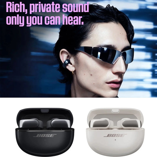 Ultra Open Ear Headphones, Bluetooth Wireless Earbuds With Charging Case