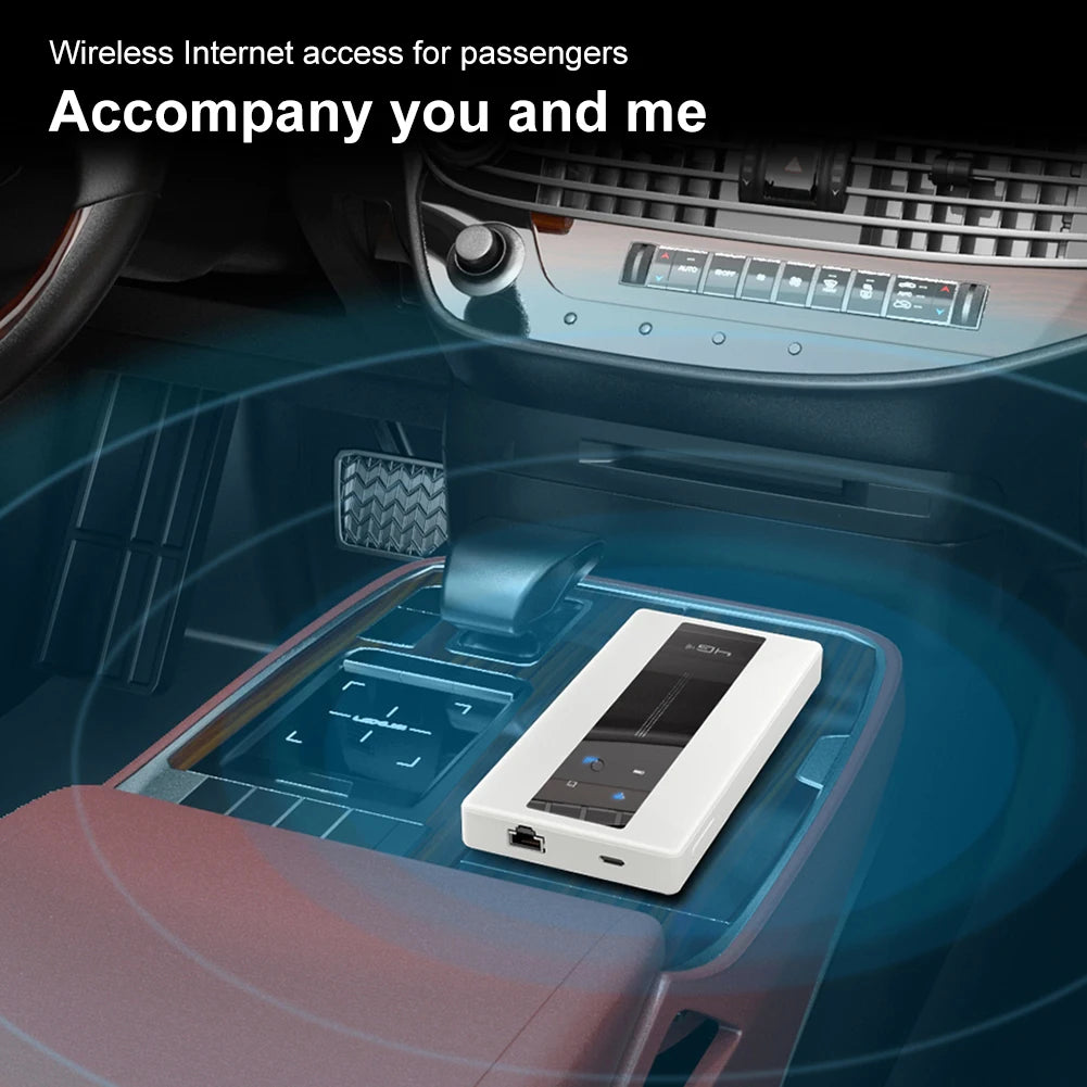 4G LTE Mobile Router 10000mAh Wireless Network Adapter 150Mbps with External Antenna LED Indicator Portable 4G WiFi Router