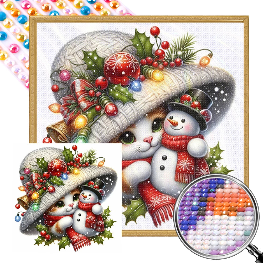 5D DIY Full Round Drill Partial AB Diamond Painting Animal Kit Art Decor Craft Children Gifts New Year Gifts Adult Gifts