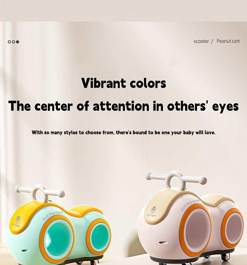 Baby Toys For Kids Girls - Kids Baby Walker & Toddler Balance Bike, 220lb Anti-Tip 4 Wheelswith Music Lights, 12-24 Month Toddler Toy For Babies, Indoor Outdoor Parent-child Ride On, Ideal First Birthday Gifts For Baby Thanks