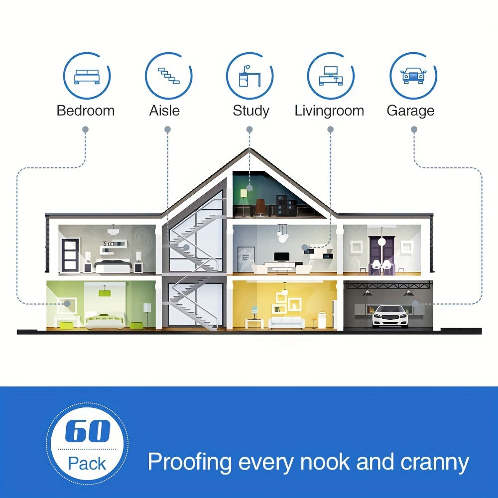 16/32pcs US Standard Outlet Plug Covers, Clear Electrical Protector Safety Caps, Safety Electric Plug Protectors
