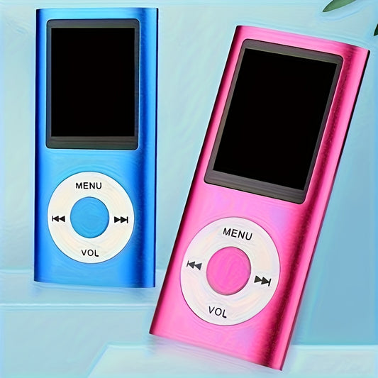 New MP3 Player with Wired Headphones, Volume Control, USB Portable Pocket Media Player for Listening to Music and Reading, Accessory to Use with Wired Headphones, No Memory Card Included/32GB Memory Card Optional, 4 Colors, 2