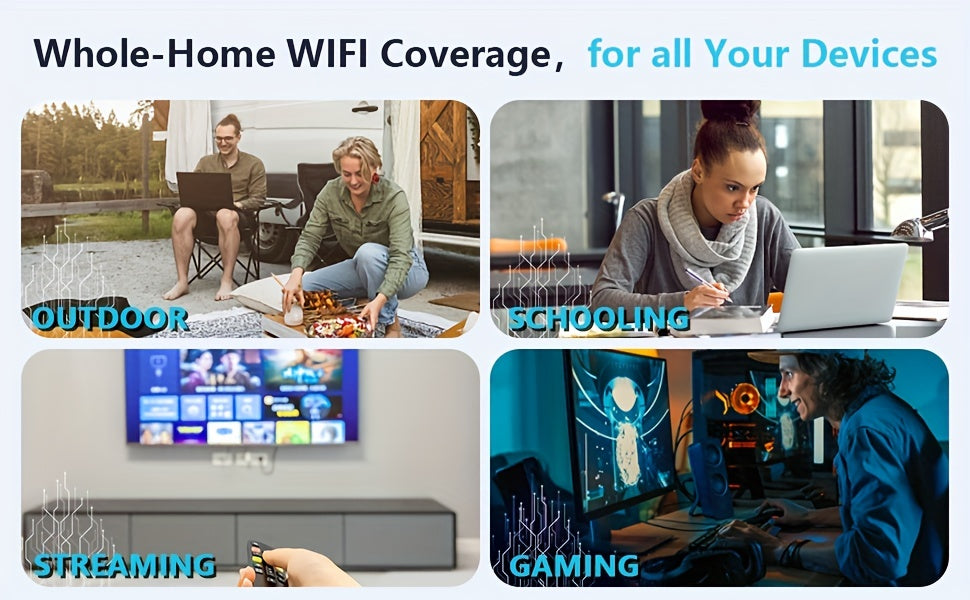 2025 Fastest WiFi Extender, Dual Band 2.4/5.8GHZ WiFi Internet Booster for Home Wireless, 1200Mbps Signal Amplifier with Ethernet Port/Super Antenna, Wi-Fi Repeater Cover to 12000Sq.Ft./100+ Devices, Wifi Booster Extender, Ou