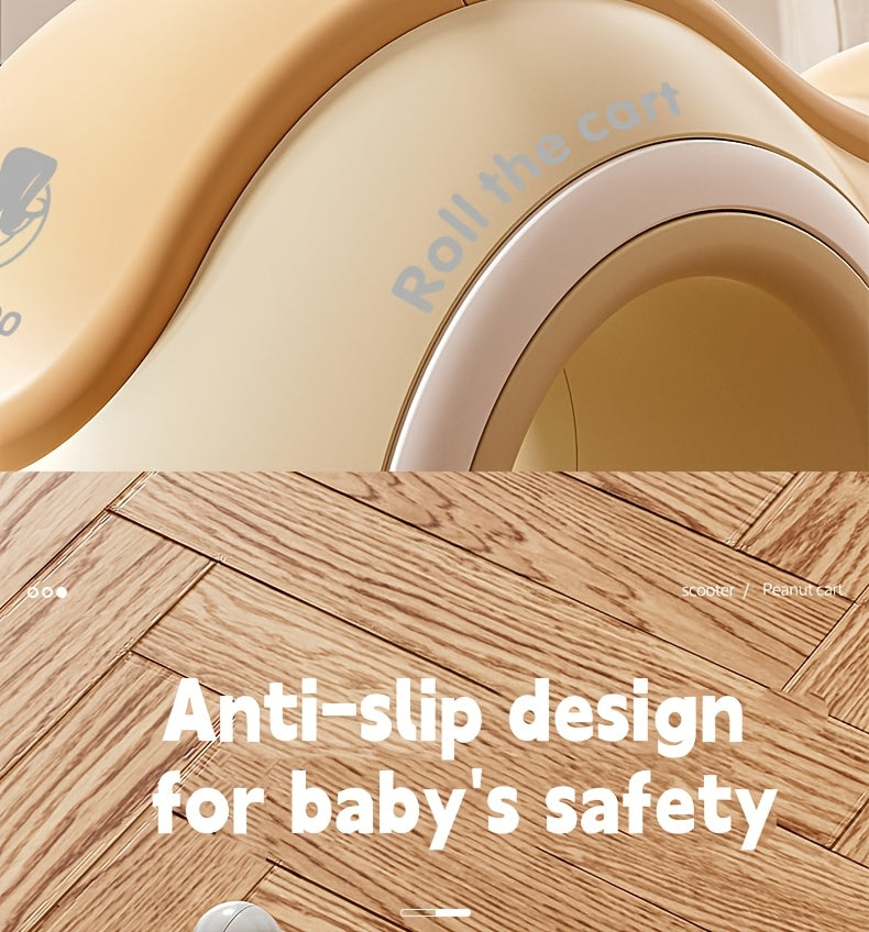 Baby Toys For Kids Girls - Kids Baby Walker & Toddler Balance Bike, 220lb Anti-Tip 4 Wheelswith Music Lights, 12-24 Month Toddler Toy For Babies, Indoor Outdoor Parent-child Ride On, Ideal First Birthday Gifts For Baby Thanks