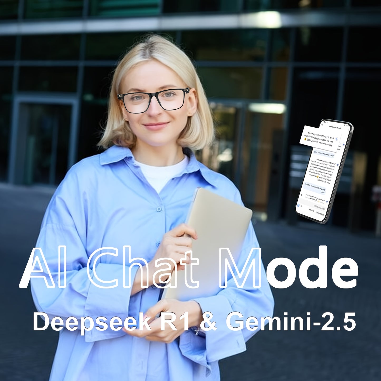 AI Smart Glasses, Smart Glasses with 160+ Languages Real Time Translation Support, Chat GPT System, OICIIDO New Multi-functional Audio Glasses for Men And Women, Built-in Microphone And Speaker, HD Voice Calls And HIFI Music