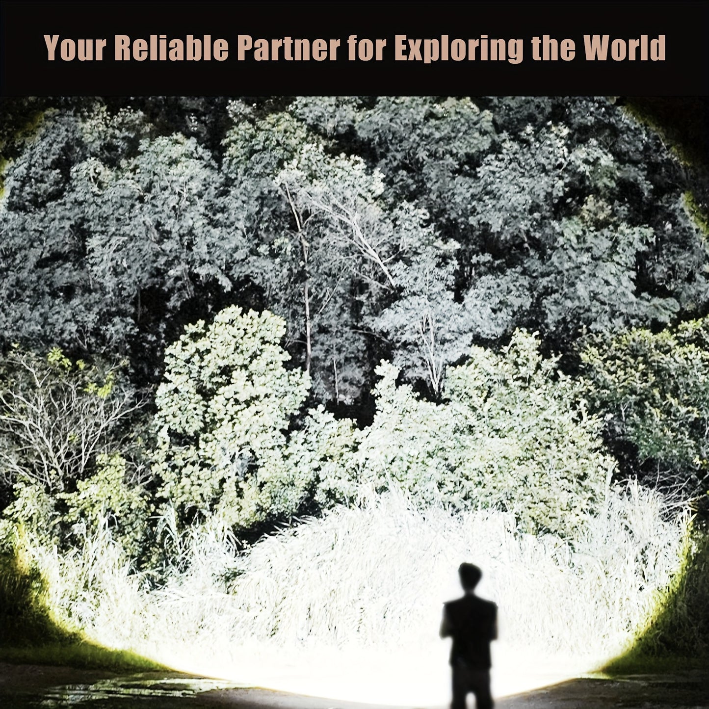 SKYFIRE LED Flashlight High Lumens With Ignition Lens, Super Bright Tactical Flashlight, Zoomable, Five Modes, Flash Light For Camping Essentials, Outdoor, Home And Emergency