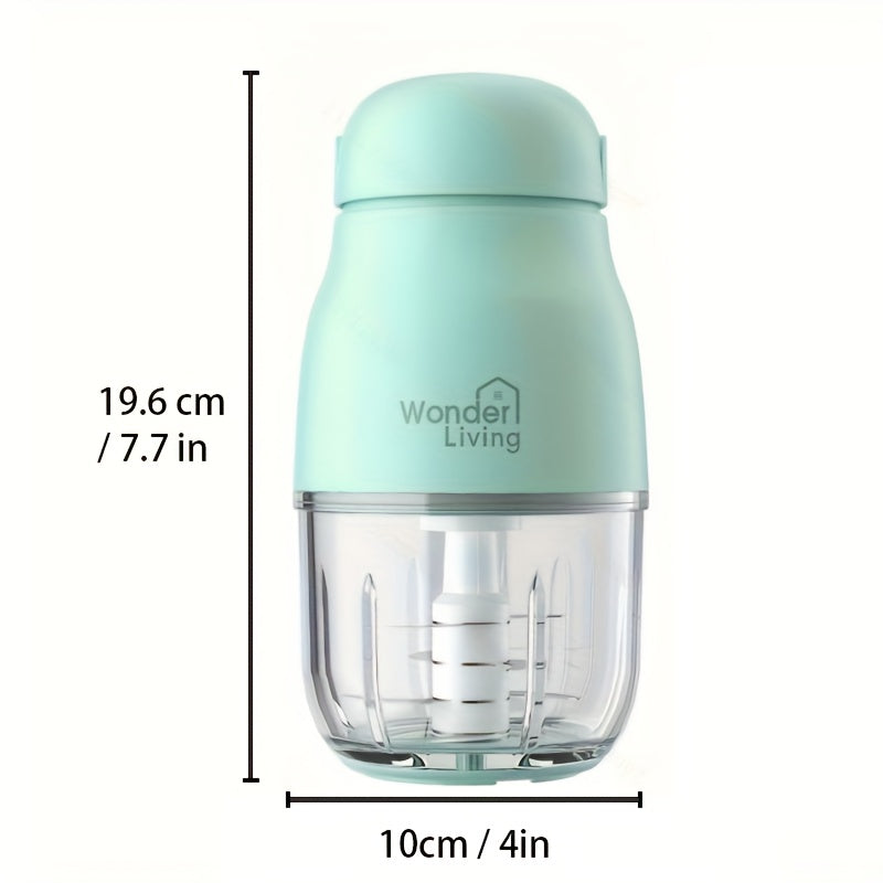 8-Blade Stainless Steel Blade Baby Food Maker Set with Easy-Clean Blender, Food Processor & Containers - Heavy-Duty Corded Electric Baby Food Maker with 8-Blade Blade, Containers & Green Base - Ideal For Fruits, Vegetables