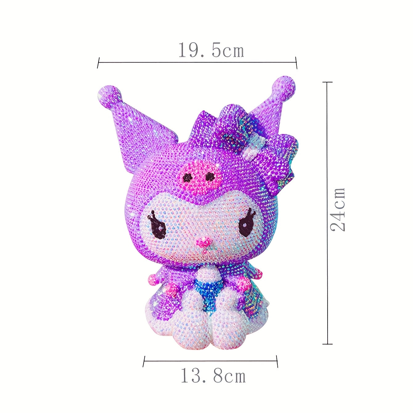 Sanrio Authorized 1 Set, DIY Diamond Studded Cute Cartoon Cat Coin Bank, Plastic Money Saving Piggy Bank, Decorative Ornament, Brain Teaser Craft Kit, Best Gift for Learning & Exercise