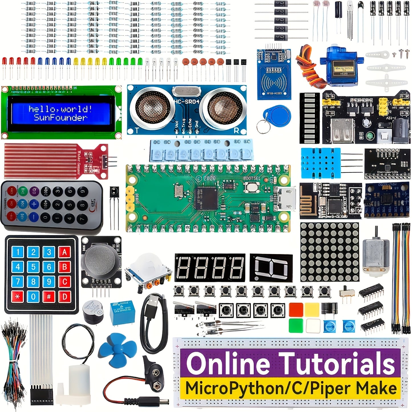 For The Raspberry Pi Pico W Starter Package