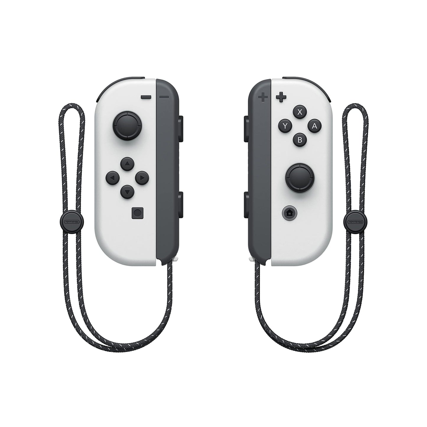 Nintendo Switch - OLED Model with White and Black Joy-Con - HK Version (HK Charger with HK to US Plug Adapter)