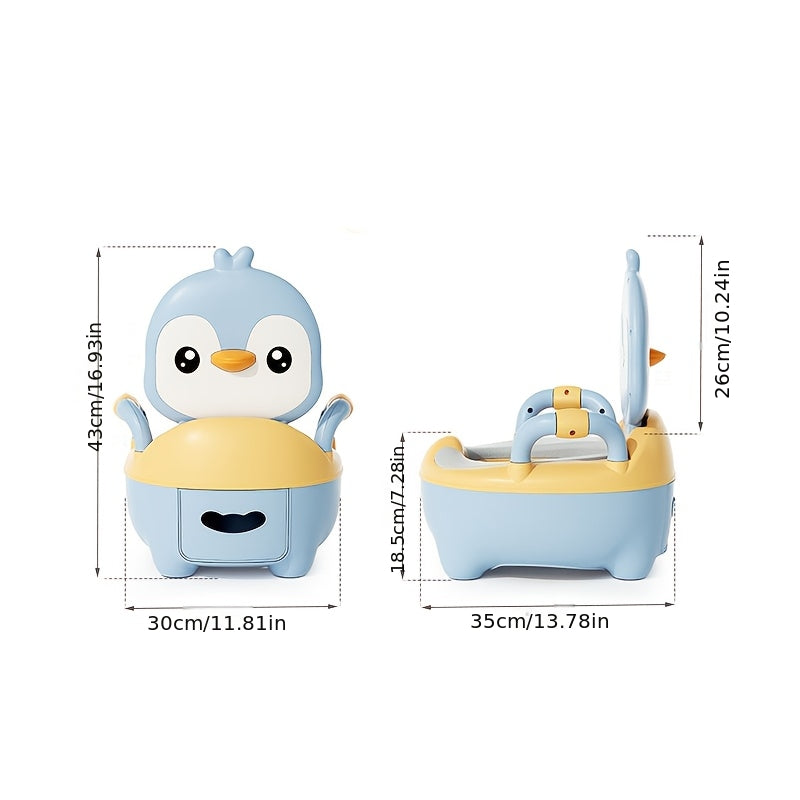 for & Baby Potty Training Toilet Seat with Bedpan - or Potty, Soft Urinal & Stool Elimination System for Bedside Use, to Age (Easy-Clean Design)