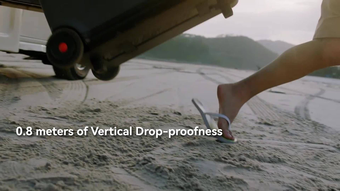 OSCAL PowerMax 3600W 6000W Surge Portable Power Station, 3600Wh LiFePO4 Expandable Solar Generator with 4xAC Outlets, 1.2H Fast Charging, 10ms UPS Backup Power for Home Emergency, Camping, RV, Road Trips - Heavy-Duty Solar-Po